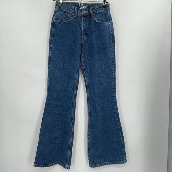 Ragged Blue Cotton Straight Leg Wash Denim Jeans Size 26 - Picture 1 of 9